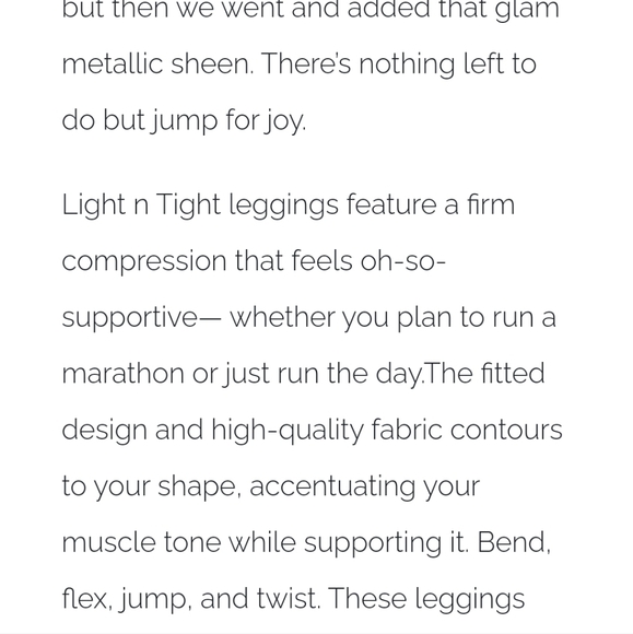 Zyia active teal venom metallic ombre light n tight size 6-8 - Picture 6 of 6